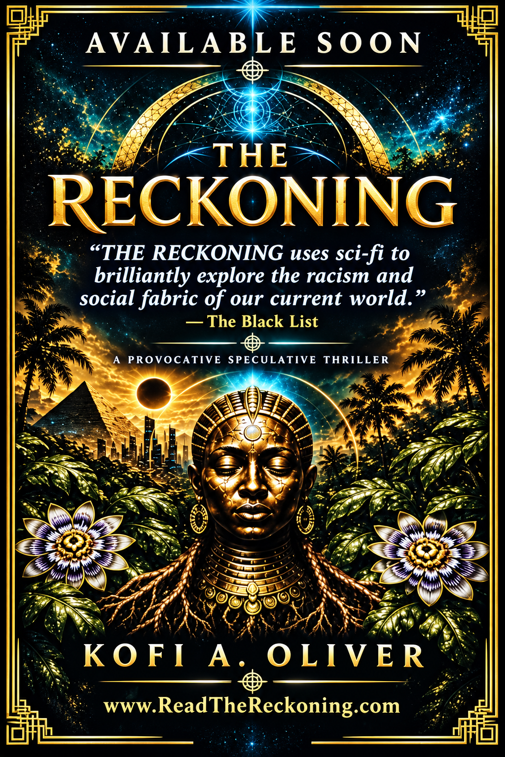 The Reckoning by Kofi A. Oliver — concept cover artwork